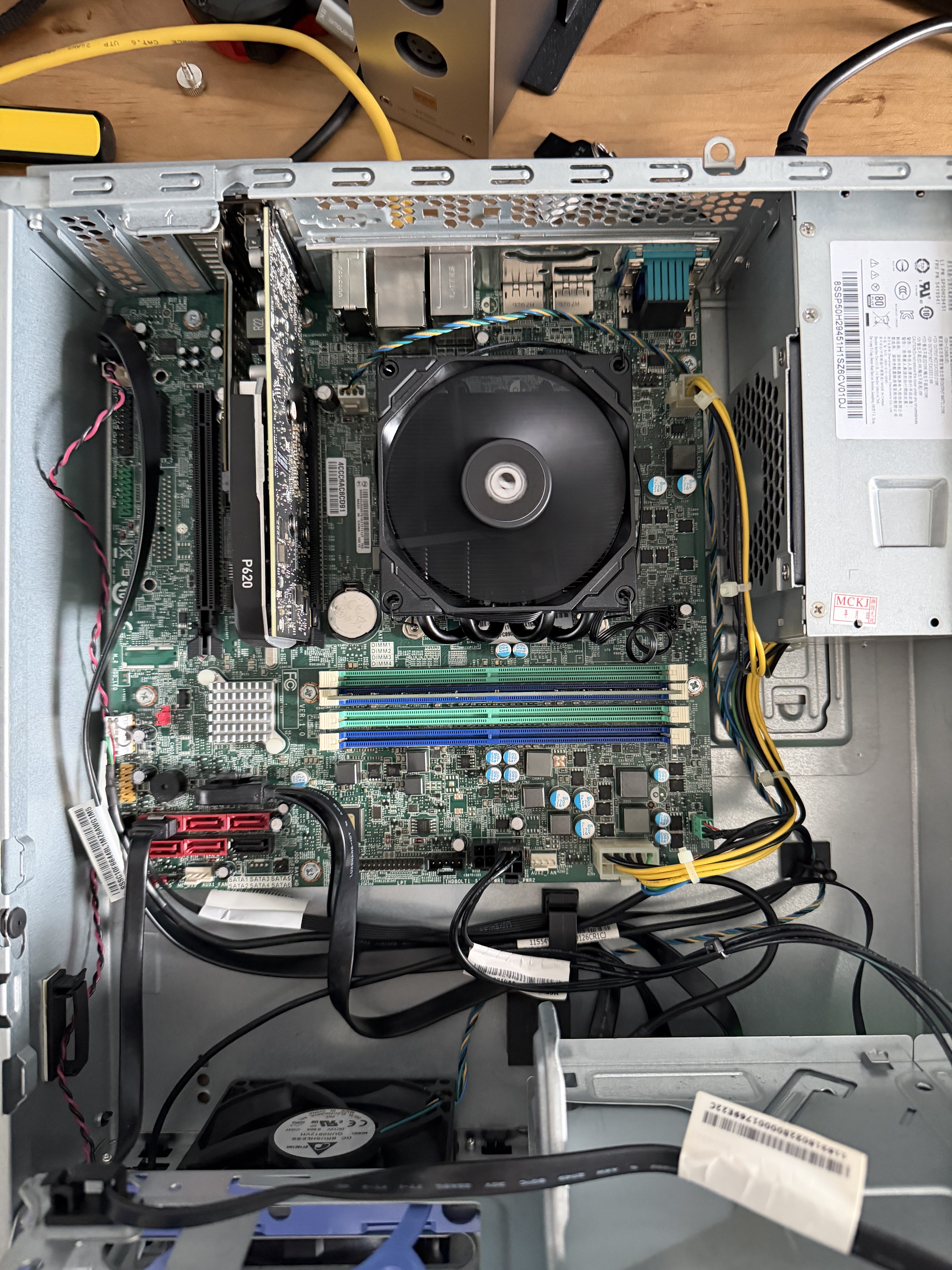 ID-COOLING（酷凛）下压式CPU风冷散热器  4热管直触  适用LGA1200/LGA1700/AM4/5 ITX机箱 NAS IS-40X V3 实拍图
