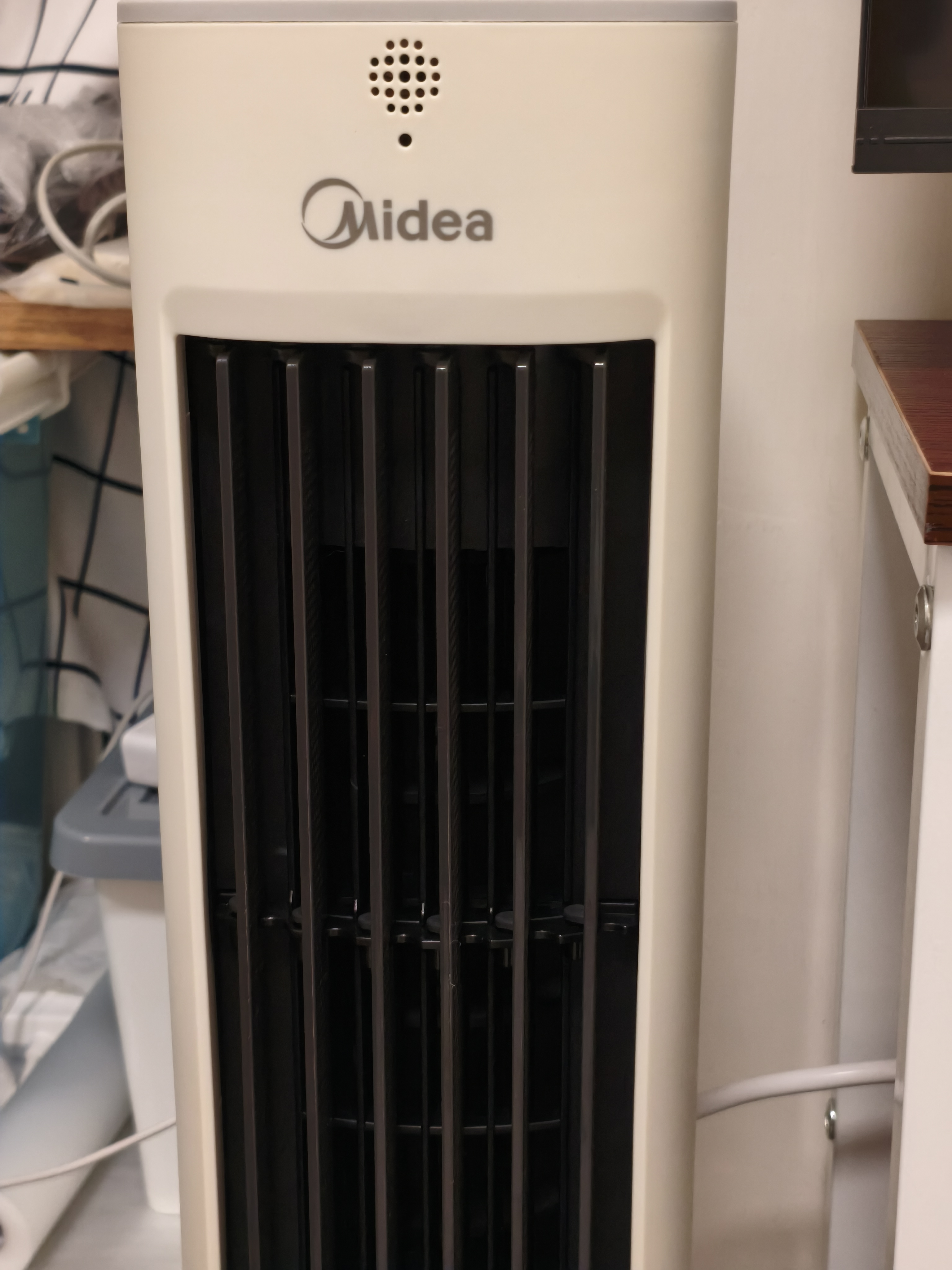 美的（Midea）【直流变频】语音定时塔扇 卧室静音家用电风扇 母婴立式小型无叶风扇摇头落地扇双向送风 ZDJ09SD 实拍图
