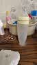 英氏（YEEHOO）婴儿米糊软勺奶瓶宝宝辅食神器挤压式米粉喂养食器工具 奶白色 实拍图