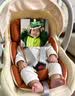 怡戈（Ekobebe）新生婴儿提篮式儿童安全座椅汽车用宝宝便携车载奶酪棕【新国标】 实拍图