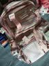 爱迪生发明家初中生书包贝儿小学生大容量女生减负双肩背包 2260-1 粉色大号 实拍图