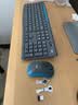 罗技（Logitech）MK275 键鼠套装 无线键鼠套装 办公键鼠套装 全尺寸 商务键鼠套装 带无线2.4G接收器 黑蓝色 实拍图