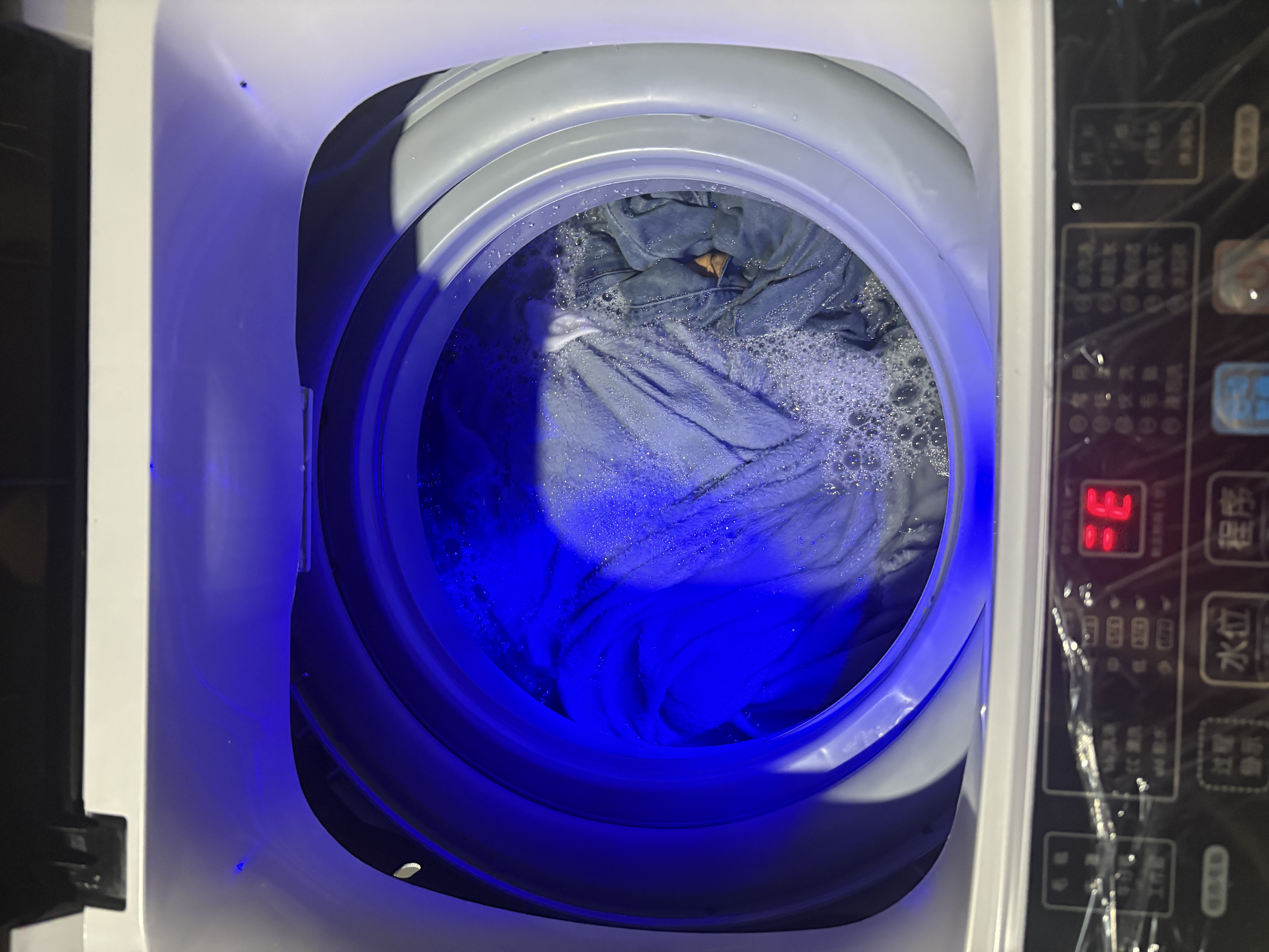 志高全自动洗衣机 大容量波轮洗脱一体机 蓝光洗护智能风干 宿舍租房家用小型洗衣机洗脱洗衣机 宝石灰 波轮 12kg 【蓝光洗护+风干洁桶+强电机】 实拍图