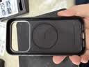 返航新生适用苹果iPhone 17 Pro再生材质手机壳 生物基PU革素皮MagSafe磁吸防摔保护套 黑色 实拍图