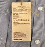 MUJI 女式 凉感短袖衬衫 女士衬衣外套上衣女装女款26年夏季 BC2Q5C6S 蓝色格纹 M (160/84A) 实拍图