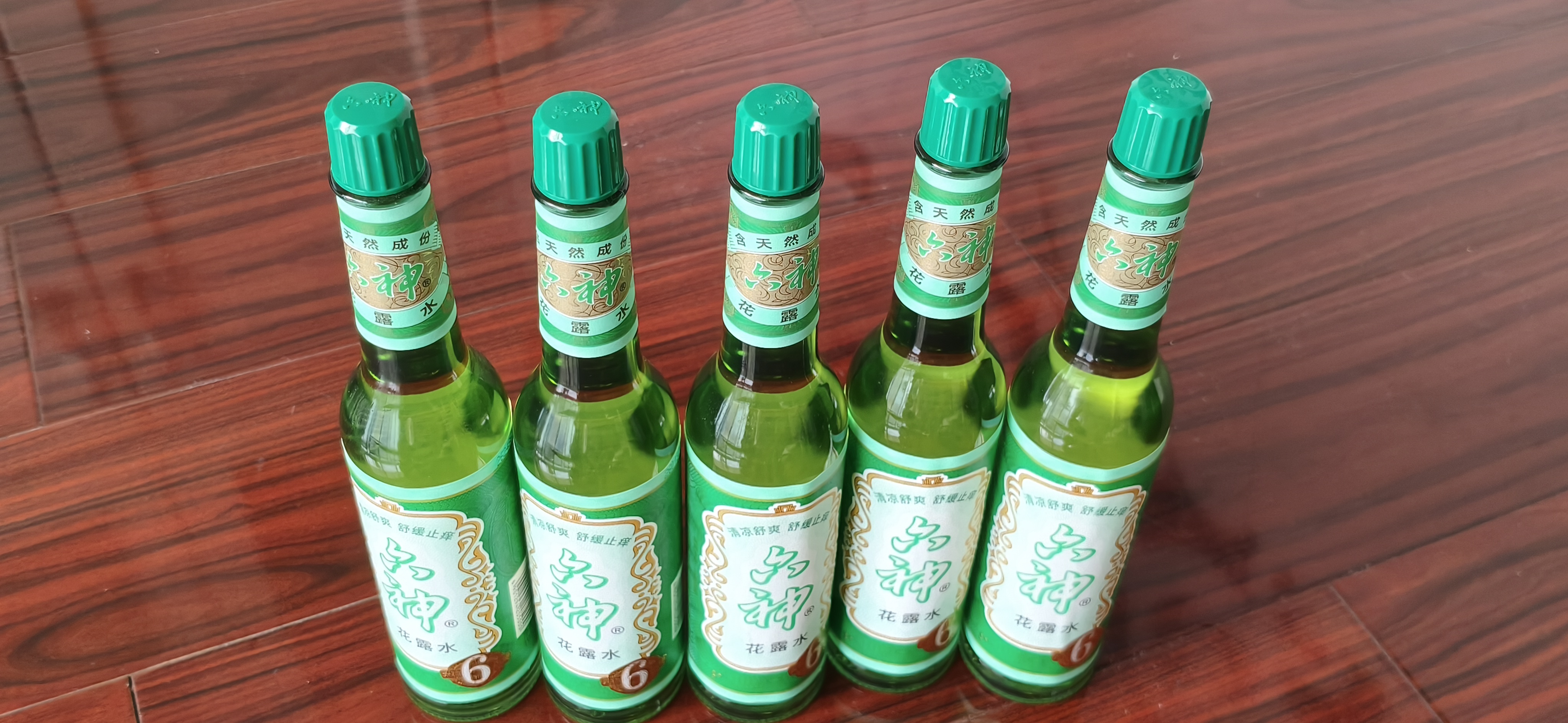 六神【经典玻璃瓶】舒缓止痒花露水195ml*5   清凉舒爽 祛味 经典原香 实拍图