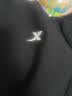 特步防泼水外套秋季新款男夹克上衣跑步服户外骑行服双层风衣运动服 【晴雨两穿 干爽不湿冷】正黑色-0130常规 XL 实拍图