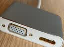 iskyType-C扩展坞USB-C转HDMI/VGA转换器4K苹果电脑MacBook拓展iPadPro连接电视投影仪转接头华为平板 实拍图