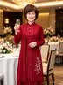 俞兆林（YUZHAOLIN）婚礼妈妈装2026新款喜婆婆婚宴礼服春秋装阔太太旗袍连衣裙两件套 RL-9239 红色【两件套】 2XL 【建议105-120斤】 实拍图