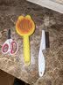 欢宠网猫梳子猫毛梳猫指甲剪专用猫咪指甲刀狗狗梳毛器猫梳护理三件套装 实拍图