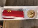 易利丰（elifo）中国国庆节办公桌面党旗国旗摆件办公室小红旗带底座小国旗会议桌旗子桌上五星红旗帜会议室桌摆台 实拍图