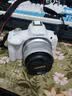 佳能（Canon）EOS R50微单相机 入门级半画幅 旅行家用学生拍照vlog 4k视频小巧便携 r50数码相机 佳能R50+18-45白色套机【热销爆款】 套餐一【128G卡-单肩包UV镜-备电  实拍图