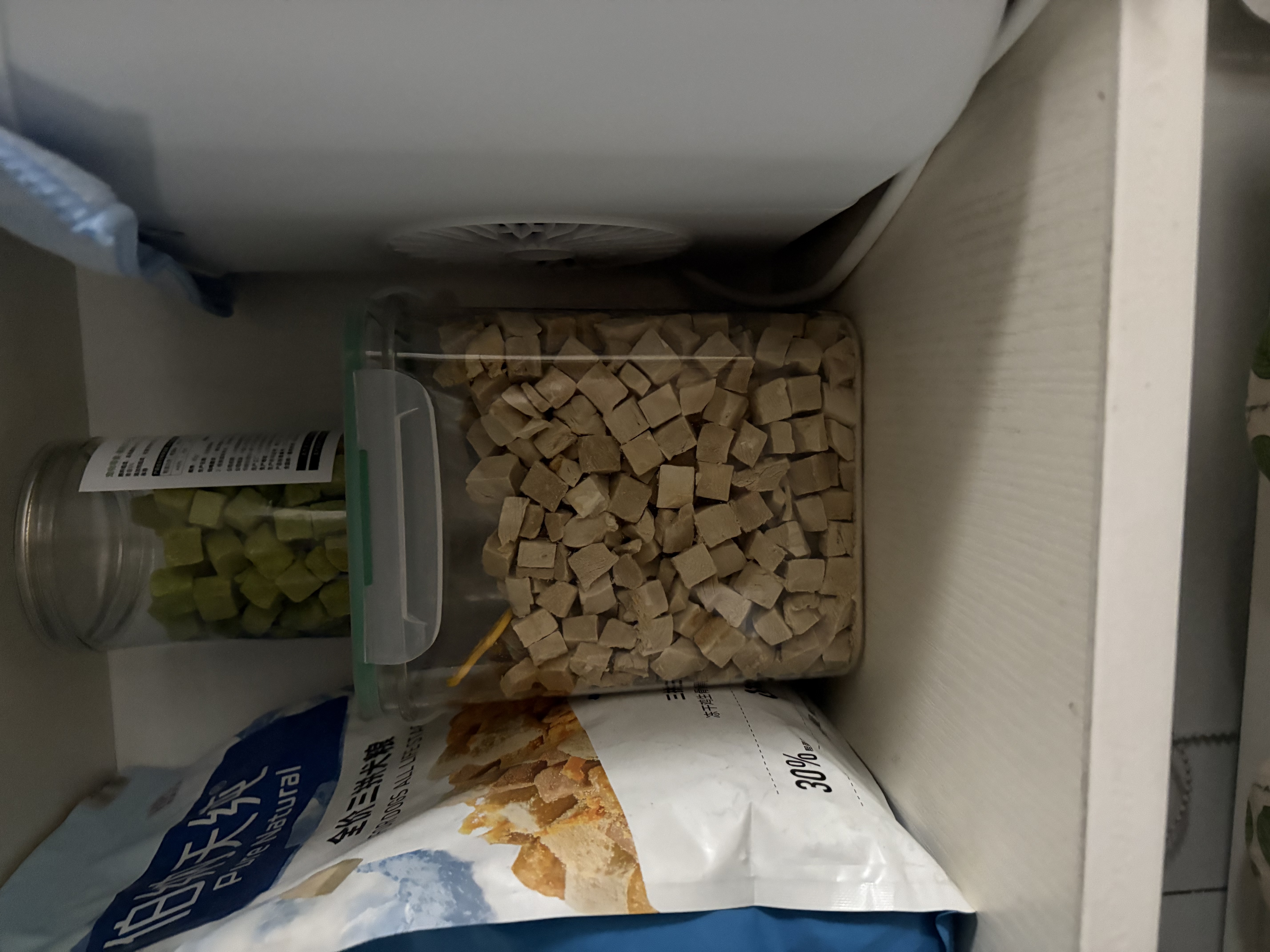 珍鱼堡冻干猫零食混合三拼鸡肉鸭肉生骨肉营养宠物狗狗1斤装口味丰富 实拍图