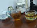苏氏陶瓷水晶玻璃主人杯绿松石磨切杯品茗杯个人专用茶杯 实拍图