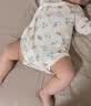 优衣库婴幼儿网眼包臀衣/短袖/1件装宝宝衣服连体衣481772 01 乳白色 80cm 实拍图