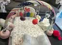 babycare婴儿健身架器脚踏钢琴0-1岁新生儿见面礼物宝宝玩具蓝牙款黎空紫 实拍图