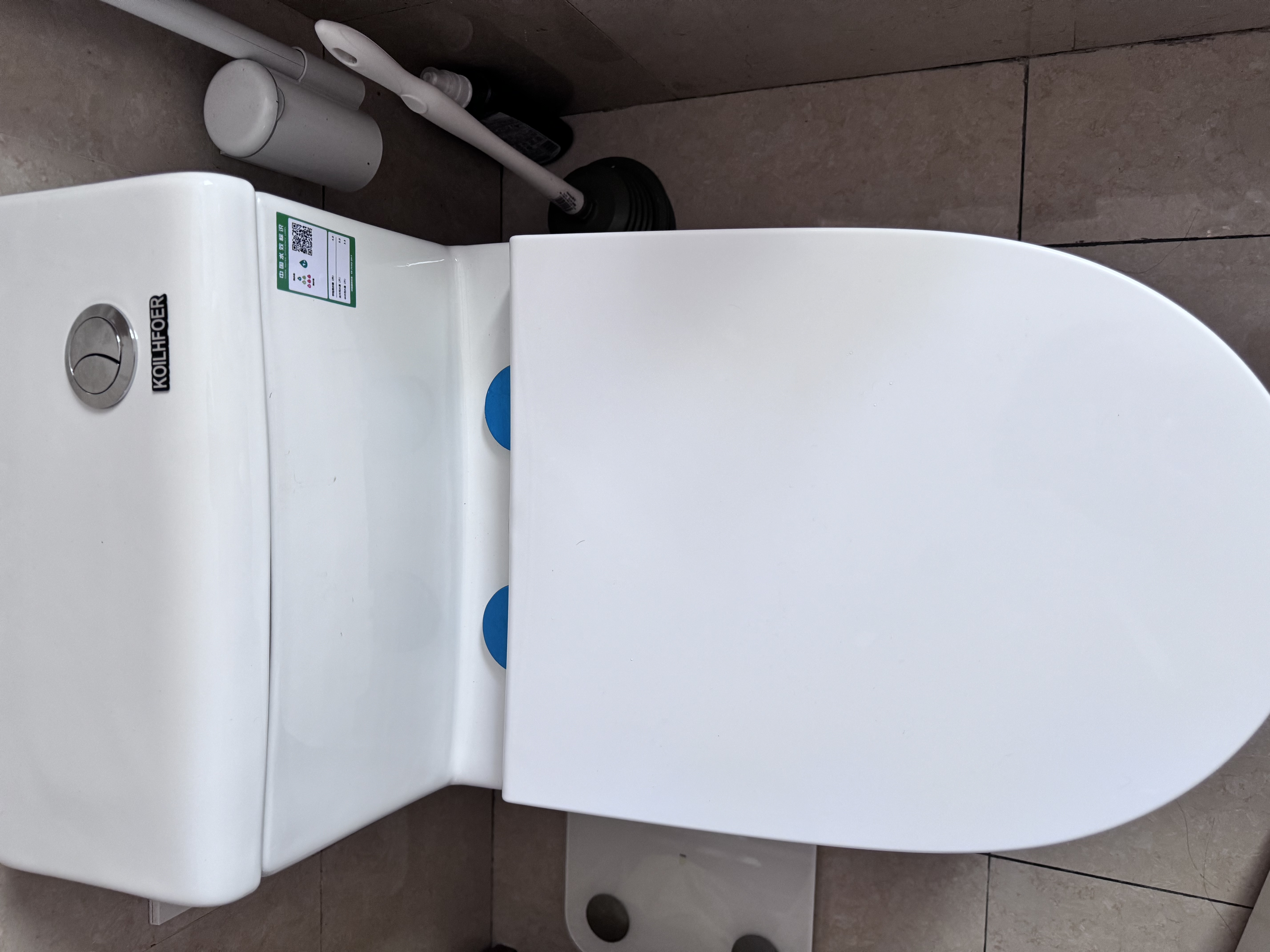 皇琥普通马桶家用虹吸式大冲力无棱内壁抽水坐便器小户型防臭静音降缓 W2【全新升级】无棱内壁3.0+七层纳米抗菌雪花釉面 250/300/305/350/400下单备注坑距 实拍图