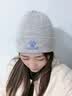 卡尔美（KELME）帽子男女秋冬季保暖户外滑雪毛线帽冷帽针织帽骑行防寒运动护耳帽 实拍图