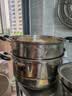 康巴赫蒸锅304不锈钢蒸笼食品级双层汤锅家用蒸煮炖燃气灶电磁炉通用 【加厚304不锈钢】 2层 30cm 实拍图