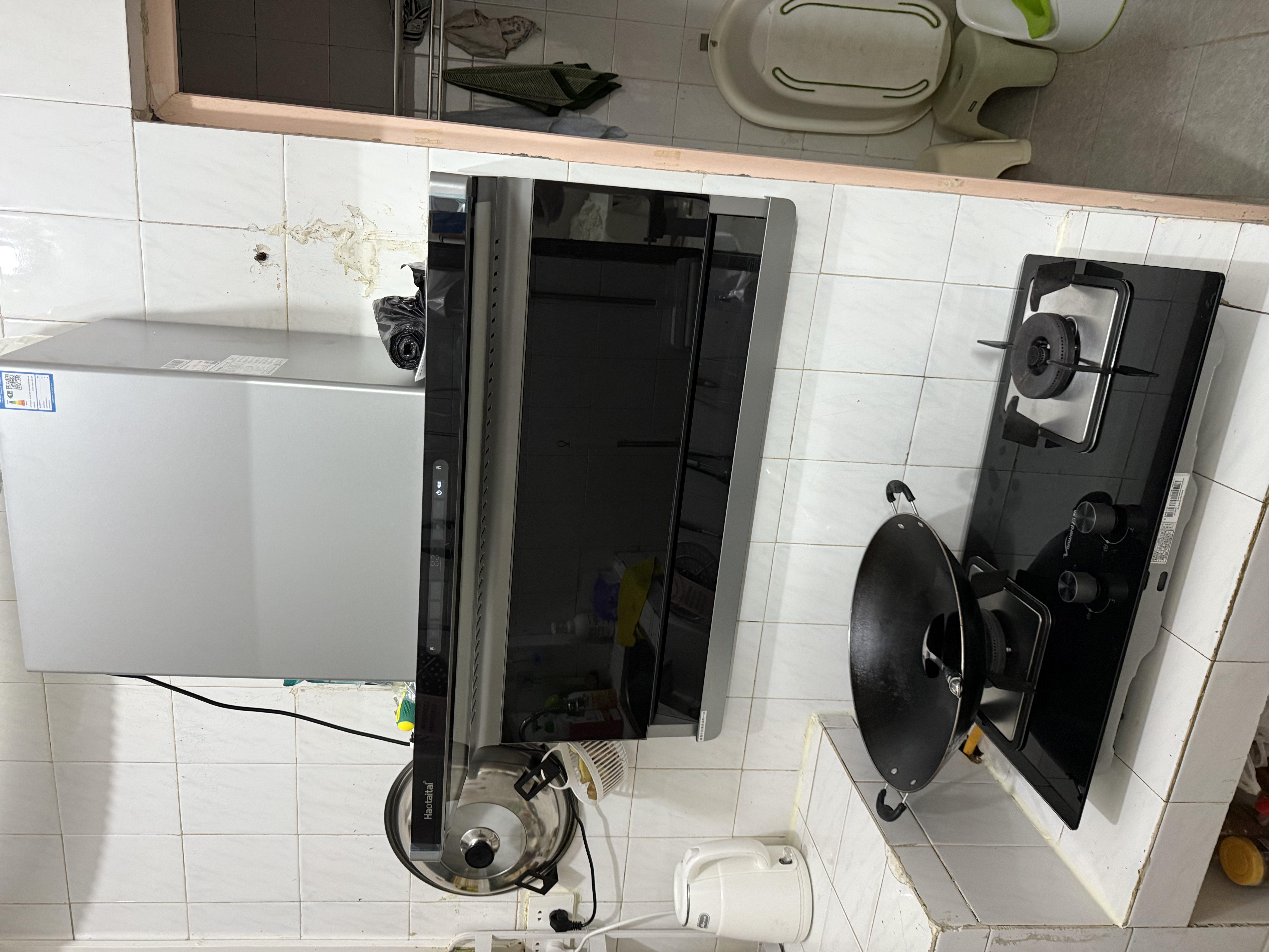 Haotaitai油烟机家用小颜轻PG8-BP厨房大吸力油烟机一键自清洁变频油烟机燃气灶套装可选 PG8-BP【超薄双吸+变频降噪】 实拍图