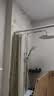 MYMOODHOUSE浴室折叠浴帘磁吸防水淋浴房隔断免打孔卫生间干湿分离隐形挡水帘 实拍图