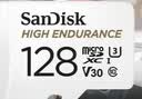 Sandisk闪迪128GB TF（MicroSD）4K内存卡 行车记录仪 监控摄像头专用 循环录制10,000小时 高耐用存储卡 实拍图
