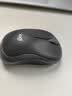 罗技（Logitech）M185鼠标 无线鼠标 办公鼠标 对称鼠标 黑色灰边 带无线2.4G接收器 实拍图