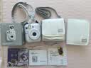 INSTAX富士instax立拍立得 一次成像相机 mini13漂浮记忆礼盒 奶霜白 含10张幻梦银河相纸 实拍图