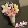 京东鲜花手捧花玩偶花束领证新婚礼生日礼物女生送女朋友闺蜜幼儿园永生花 实拍图