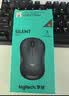 罗技（Logitech）M220 轻音鼠标 无线鼠标 办公鼠标 对称鼠标 带无线微型接收器 灰黑色 实拍图