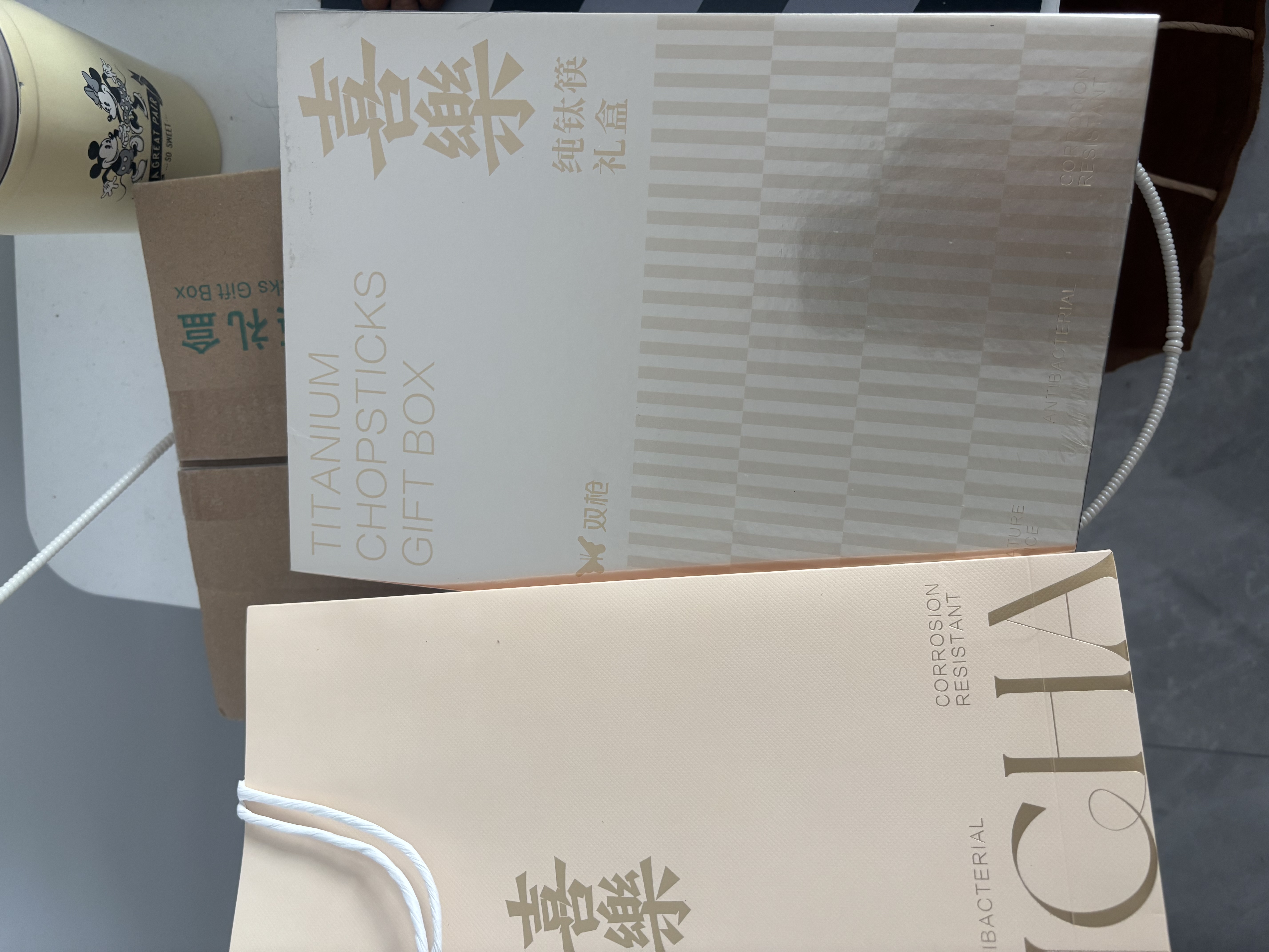 双枪（Suncha）纯钛筷子家用高档抗菌防霉 一人一筷 可进洗碗机 2026新款礼盒 实拍图