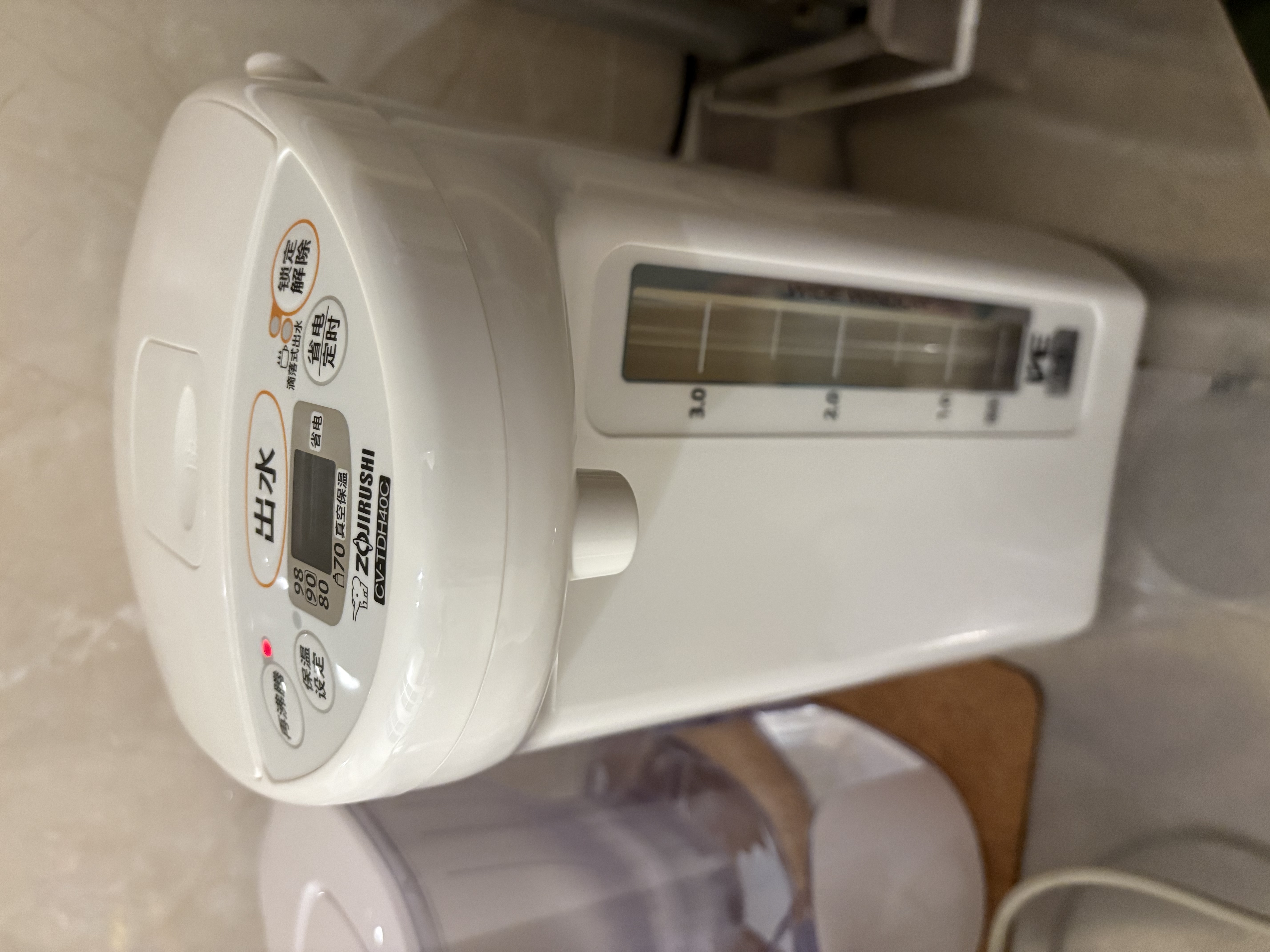 象印（ZO JIRUSHI）电水壶四段控温VE真空节能省电-家用办公4L容量 CV-TDH40C 实拍图