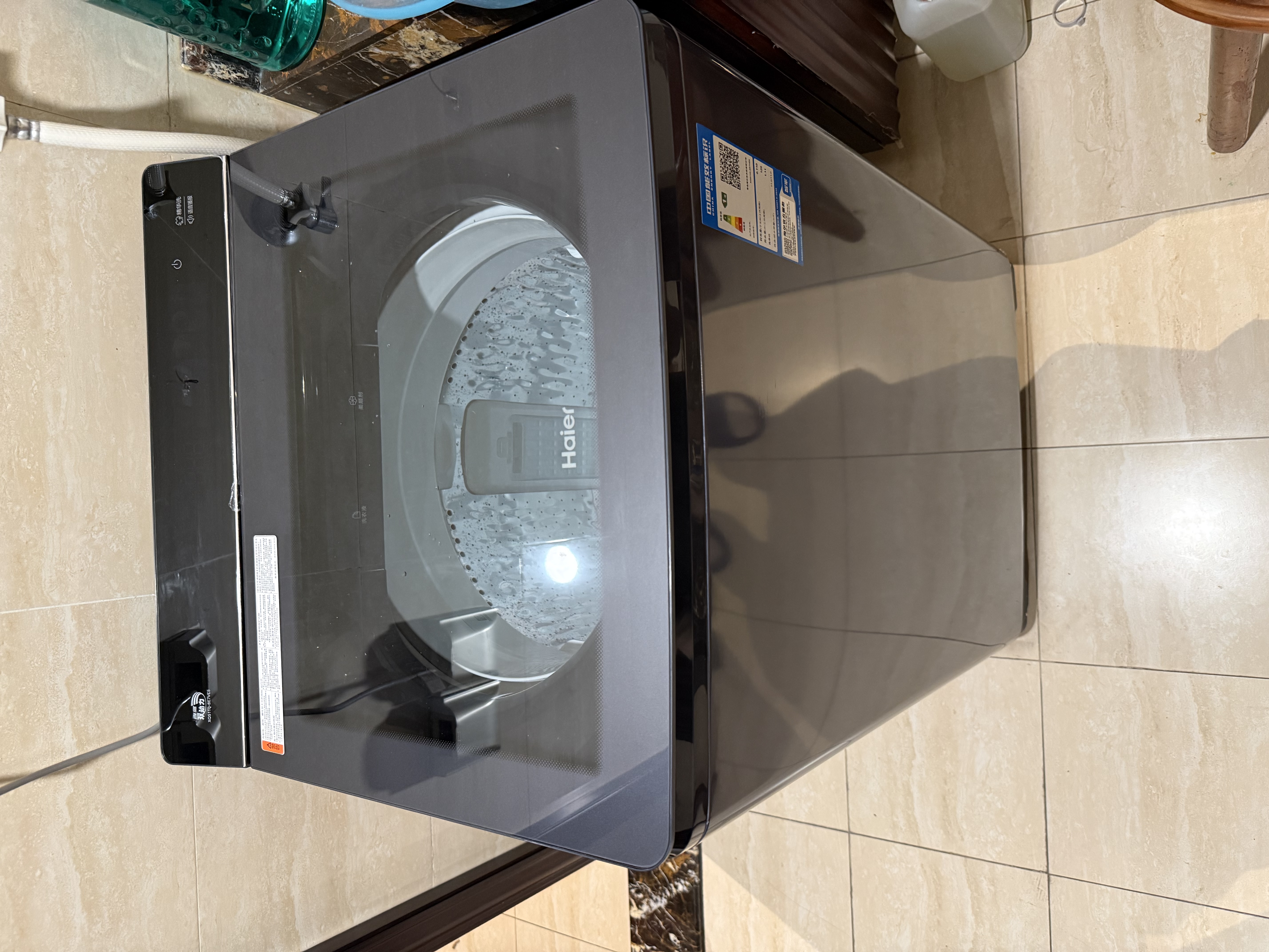 海尔（Haier）【云溪4.0新品】大容量双动力波轮洗衣机直驱变频11公斤智能语音播报家用全自动防缠绕高洗净去污 【2026年新品云溪4.0】   波轮 11kg 7VE5 送货上楼到家/免费上门安装 实拍图