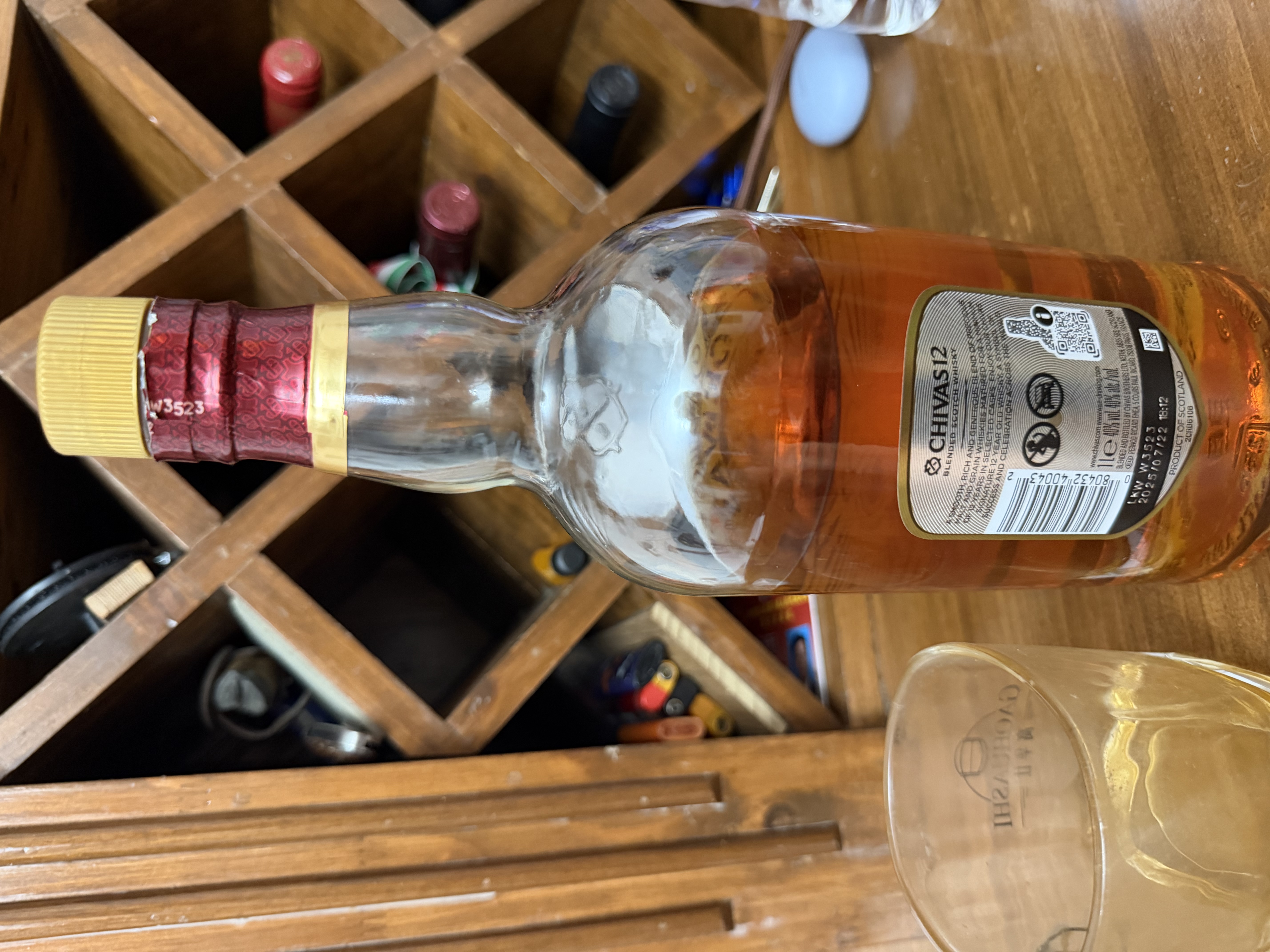 芝华士（Chivas Regal）苏格兰 调和型威士忌 洋酒  原瓶进口 跨境直采中秋礼品 芝华士12年1000ml-裸瓶 晒单实拍图