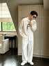 MAYBEYOND新中式长袖衬衫男春秋季订婚唐装衬衣中国风汉服CY6277杏色XL 晒单实拍图