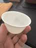 八千行一次性功夫茶杯茶具60ml稻壳茶杯高档加厚耐热品茗茶杯 96只+杯架 实拍图