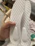IQGD2双装鞋垫男乳胶软弹女减震军训必备用品5016 2双装-白色 35-36  实拍图