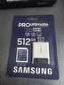 三星（SAMSUNG）512GB SD内存卡读卡器套装 超高速PRO深蓝卡 U3 V30 SD相机卡4K高速连拍 读速200MB/s写速130MB/s 实拍图