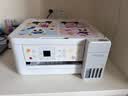 爱普生（EPSON）【6代新品】L4356墨仓式彩色无线AI学习打印机一体机家用/办公  L4266升级版(自动双面 液晶屏 白) 实拍图