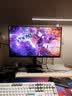 SANC盛色23.8英寸2K原生180Hz FastIPS显示器硬件低蓝光 小夜灯耳机挂架 电脑电竞屏幕 G52Max 实拍图