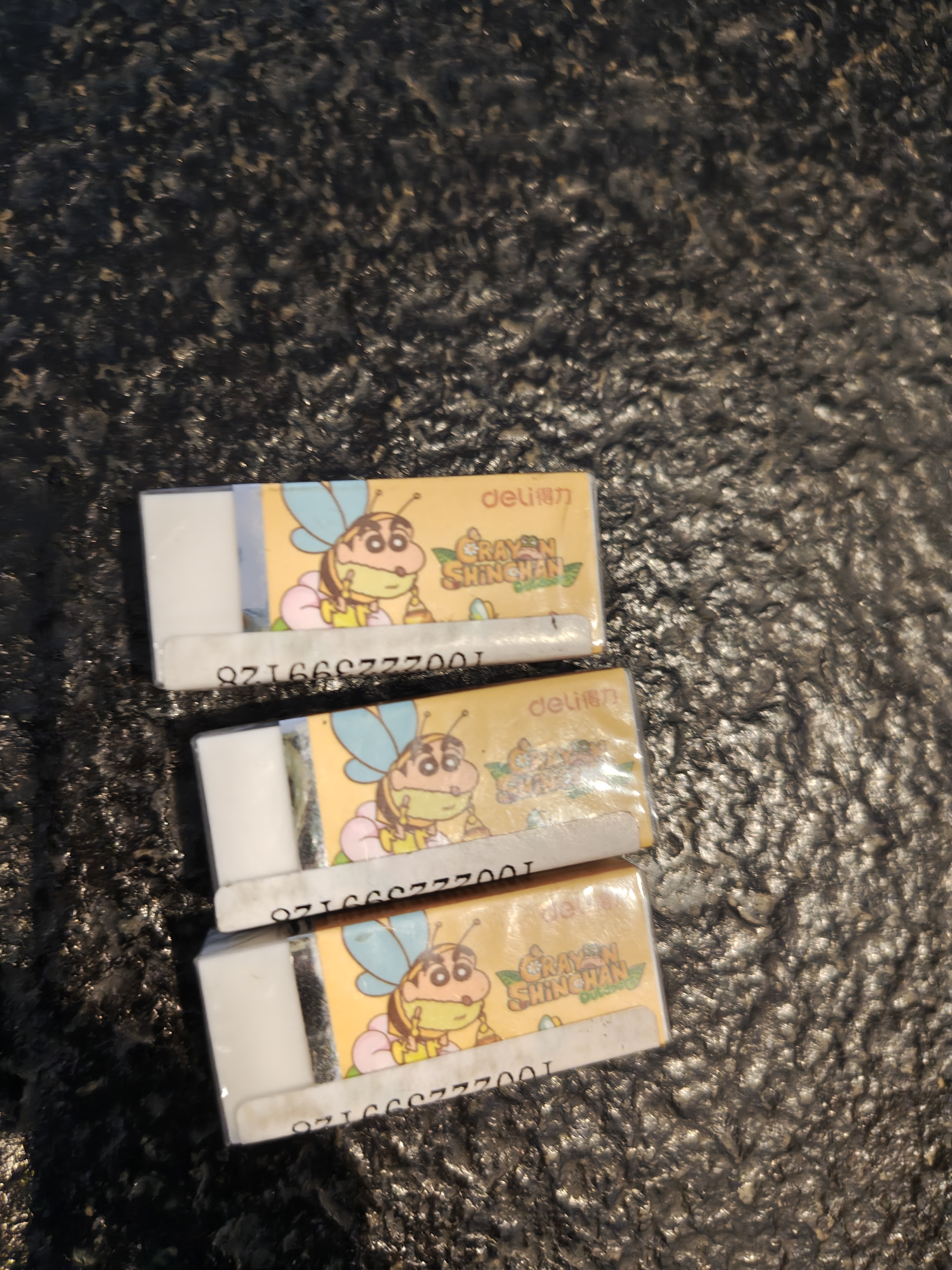 得力（deli）黄色单只装蜡笔小新联名即净橡皮擦即擦即净擦不留痕萌趣可爱图案黄色包装白色橡皮开学好物文具 实拍图