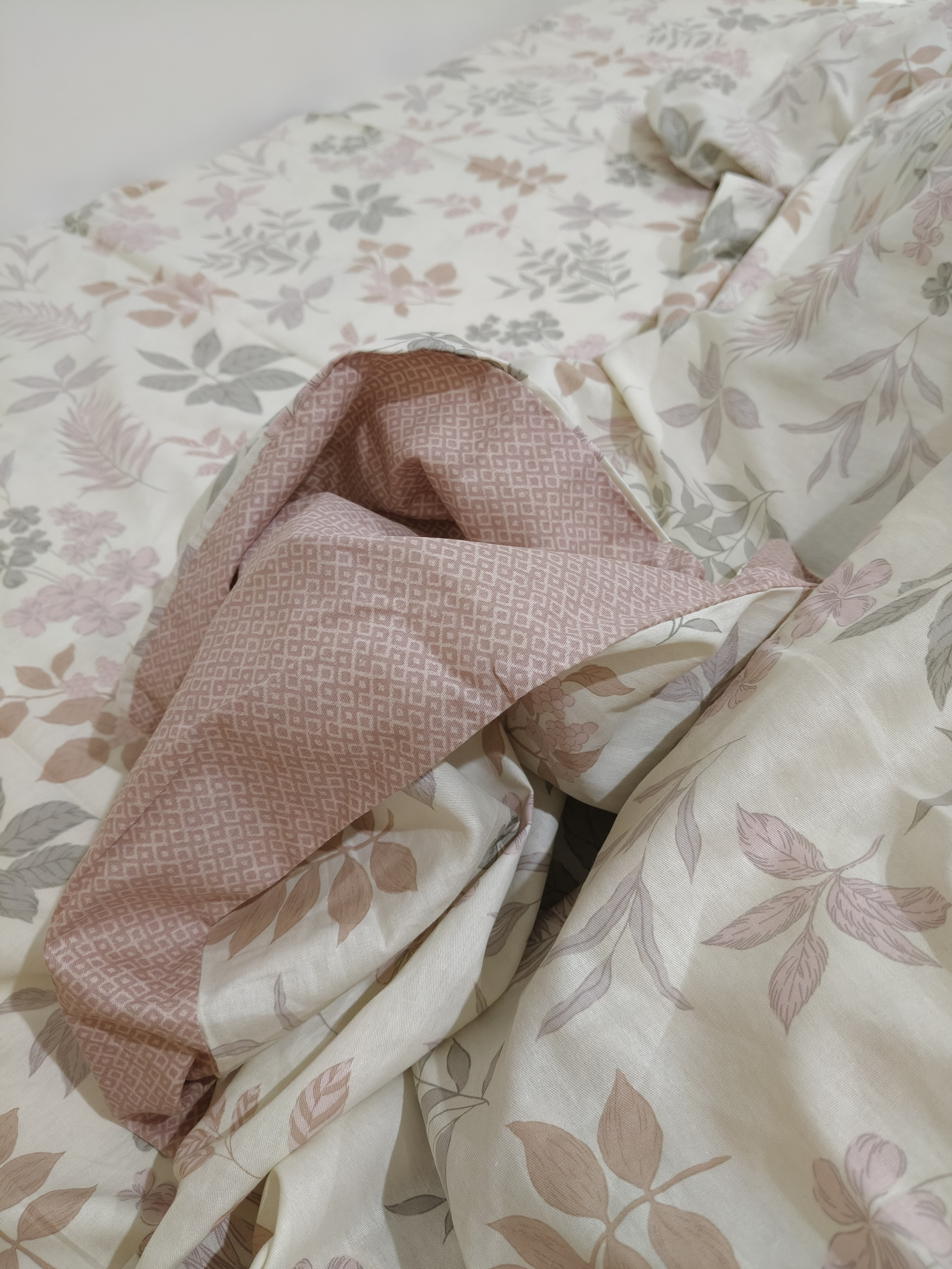 无印良品纯棉四件套 100%全棉床上用品套件 1.5米床单被套200*230cm 实拍图