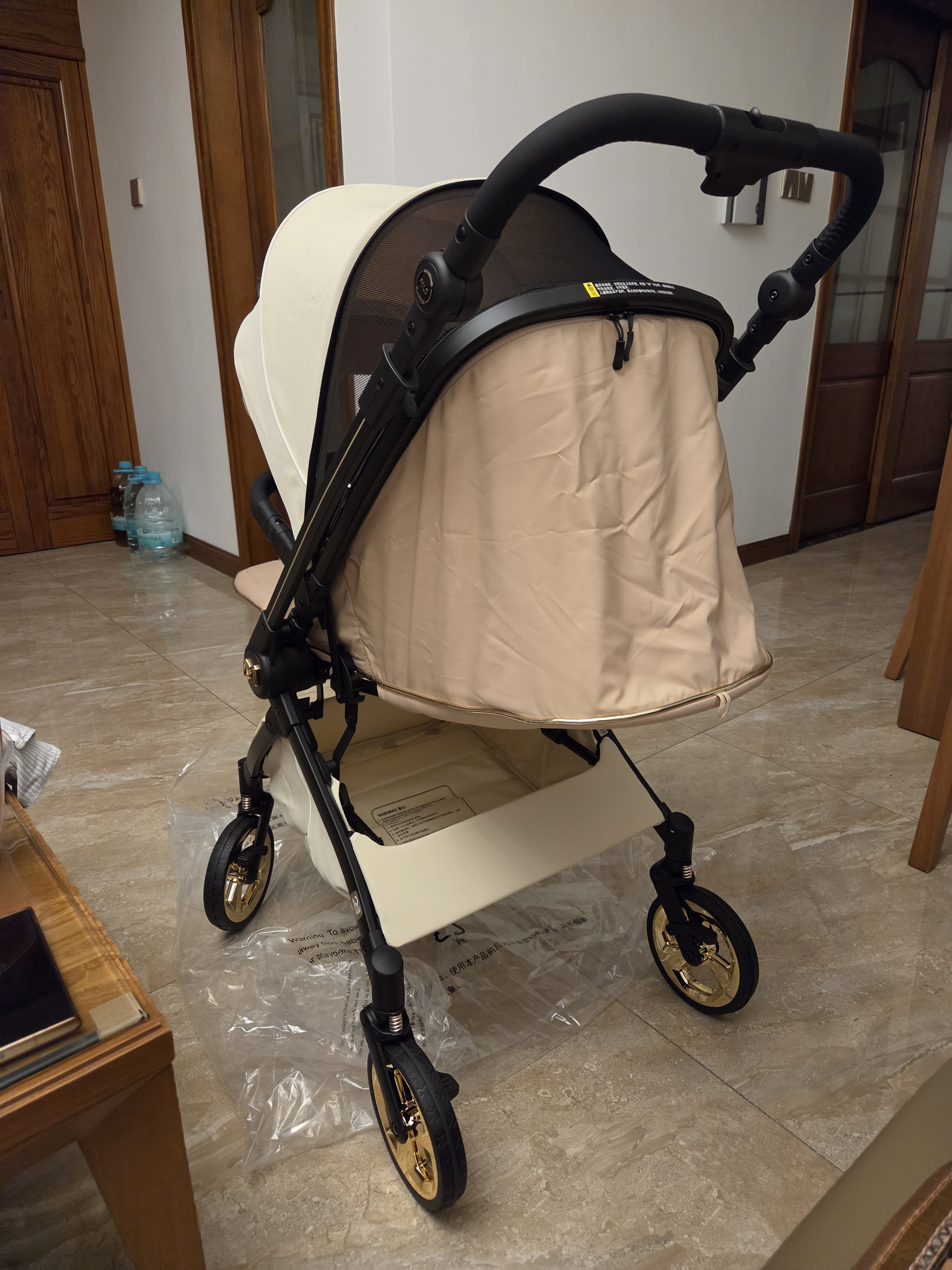 DearMom婴儿推车双向可坐可躺轻便高景观大座舱可登机遛娃一键登机 实拍图