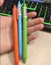 KACO彩色中性笔按动多色签字笔手账笔水笔0.5mm彩芯子弹头 书源彩杆彩芯10支/盒K1015 实拍图