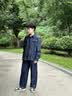 李维斯（Levi's）儿童牛仔裤弯刀裤男童裤子2026秋季新款直筒裤长裤女 星空蓝 160 /69 【建议身高158-170cm】 晒单实拍图