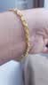 周六福足金999凤尾链黄金手链女生日礼物计价AA071303 约4.87g 16+2cm 实拍图
