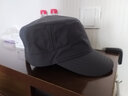 MARCWOOD 帽子夏天男 平顶帽薄款速干棒球帽大头围网眼凉帽遮阳透气鸭舌帽 灰色 均码 可调节约（56-61cm） 实拍图