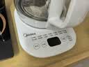美的（Midea）养生壶大容量 柔声轻音变频智能预约烧水壶 全自动恒温全玻璃煮茶壶保温一体电水壶 316材质恒温壶 【双层隔热盖】14大养生功能12Q 1.5L 实拍图