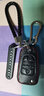 维诺亚 北京现代新悦动钥匙包11-18款全新IX35钥匙套菲斯塔ix25汽车遥控器锁匙保护壳腰挂扣 G款折叠2键 黑皮+扣链 实拍图