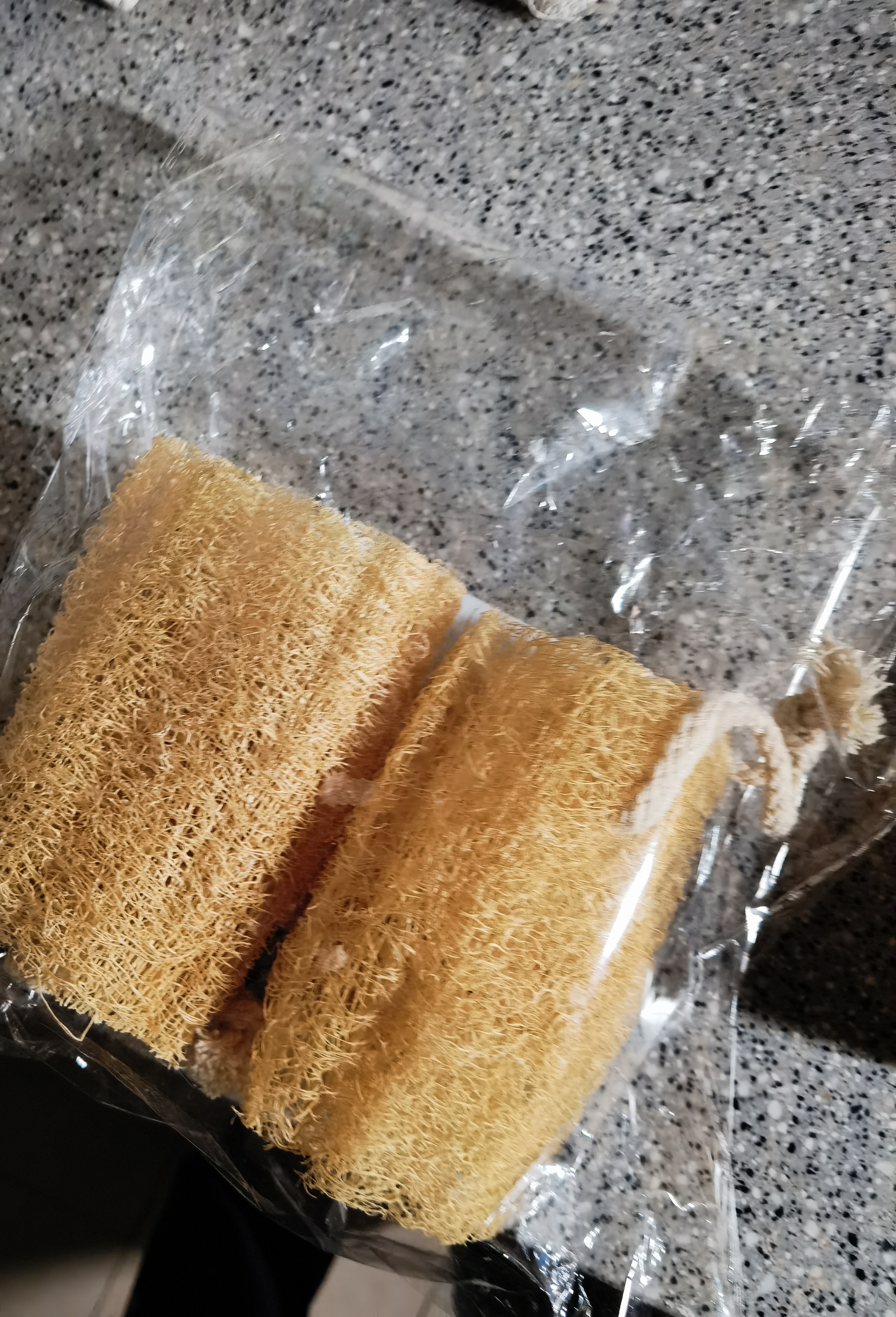 姊妹花 洗碗锅刷 丝瓜瓤刷碗刷锅神器 厨房水槽灶台清洁刷丝瓜络段装3只 实拍图
